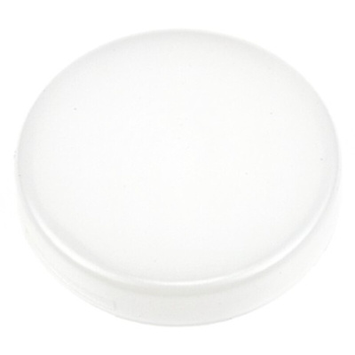 Panel Mount Indicator Lens Round Style, White, 26mm diameter