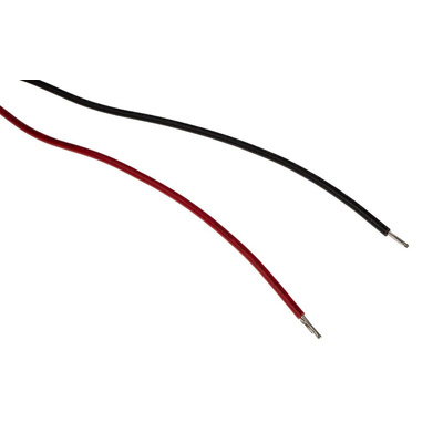 RS PRO Red Panel Mount Indicator, 24V dc, 8mm Mounting Hole Size, Lead Wires Termination, IP67
