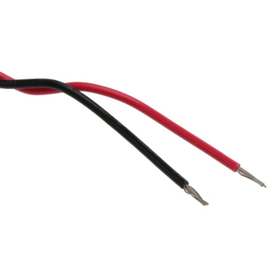 RS PRO Green Panel Mount Indicator, 24V dc, 8mm Mounting Hole Size, Lead Wires Termination, IP67