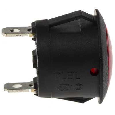 RS PRO Red Panel Mount Indicator, 12V dc, 20.6mm Mounting Hole Size