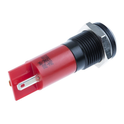 RS PRO Red Panel Mount Indicator, 12V, 14mm Mounting Hole Size, IP40