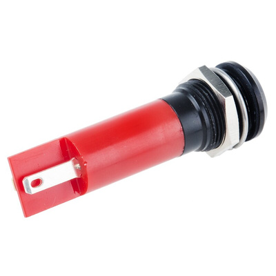 RS PRO Red Panel Mount Indicator, 130V ac, 12mm Mounting Hole Size, IP67