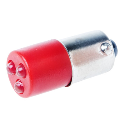 RS PRO Red Panel Mount Indicator, 130V ac, 25 x 10mm Mounting Hole Size