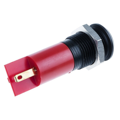 RS PRO Red Panel Mount Indicator, 48 → 65V dc, 14mm Mounting Hole Size