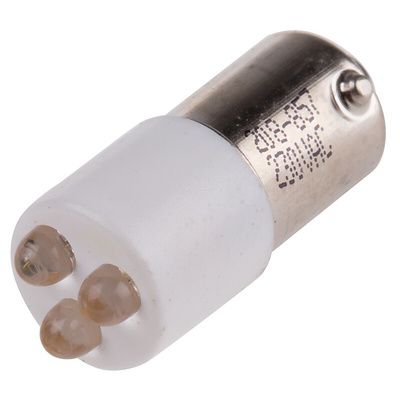 RS PRO White Panel Mount Indicator, 230V ac, 25 x 10mm Mounting Hole Size