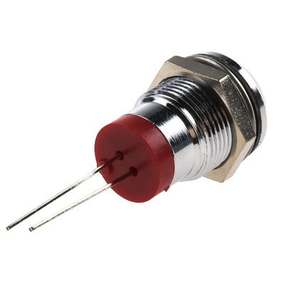 RS PRO Red Panel Mount Indicator, 2V dc, 12mm Mounting Hole Size