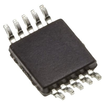 AD5161BRMZ10, Digital Potentiometer 10kΩ 256-Position Serial-2 Wire, Serial-3 Wire, Serial-I2C, Serial-SPI 10 Pin, MSOP