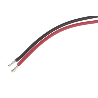 RS PRO Red Panel Mount Indicator, 22mm Mounting Hole Size, Lead Wires Termination, IP67