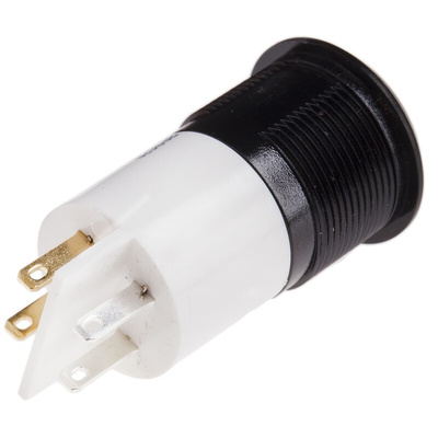RS PRO White Panel Mount Indicator, 130V ac, 22mm Mounting Hole Size, IP67