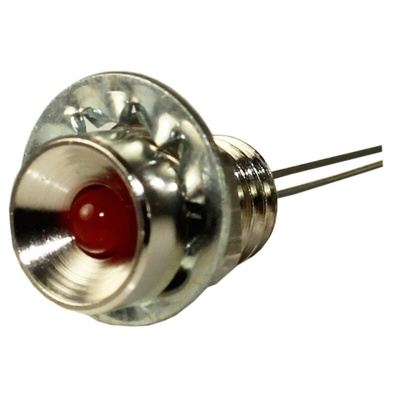 RS PRO Red Panel Mount Indicator, 2V dc, 6.5mm Mounting Hole Size