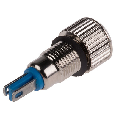RS PRO Green Panel Mount Indicator, 24V, 8mm Mounting Hole Size, Lead Wires Termination, IP67