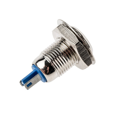 RS PRO Green Panel Mount Indicator, 24V, 12mm Mounting Hole Size, Lead Wires Termination, IP67