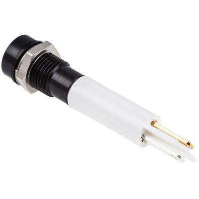 RS PRO Orange Panel Mount Indicator, 10.8 → 13.2V dc, 8mm Mounting Hole Size, IP67