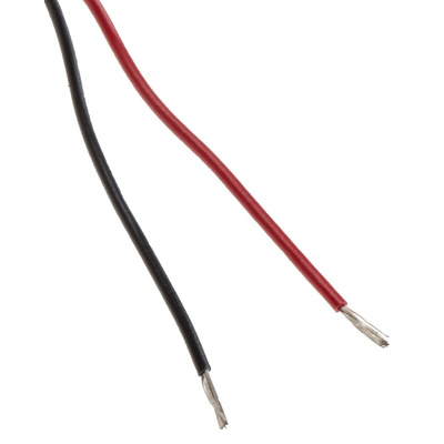 RS PRO Green Panel Mount Indicator, 220V ac, 8mm Mounting Hole Size, Lead Wires Termination, IP67