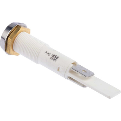 Arcolectric (Bulgin) Ltd Orange Indicator, 24V, 10mm Mounting Hole Size