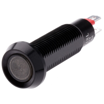 Marl Red Panel Mount Indicator, 8.1mm Mounting Hole Size, Solder Tab Termination, IP67