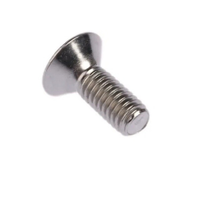 RS PRO Plain Stainless Steel Hex Socket Countersunk Screw, DIN 7991, M3 x 8mm