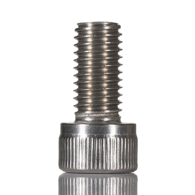 RS PRO Plain Stainless Steel Hex Socket Countersunk Screw, DIN 912, M10 x 20mm