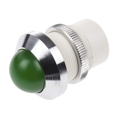 Signal Construct Green Panel Mount Indicator, 230V, 22mm Mounting Hole Size