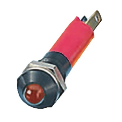 CML Innovative Technologies Red Panel Mount Indicator, 12V, 8mm Mounting Hole Size