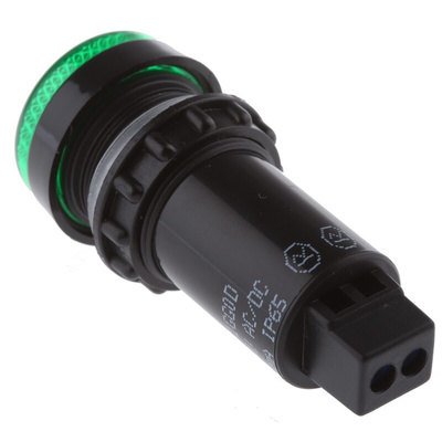 Sloan Green Panel Mount Indicator, 24V, 22mm Mounting Hole Size, IP65