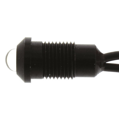 Oxley Red Panel Mount Indicator, 8mm Mounting Hole Size, Lead Wires Termination, IP67