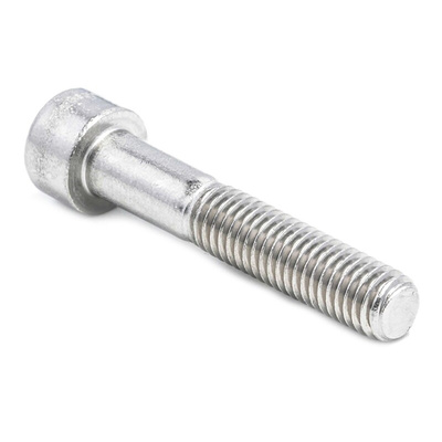 RS PRO Plain Stainless Steel Hex Socket Cap Screw, DIN 912, M8 x 45mm