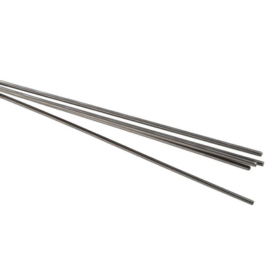 RS PRO Plain Stainless Steel Threaded Rod, M3, 1m