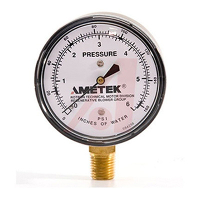 Ametek Pressure Gauge 0.4bar UKAS Calibration, 271949