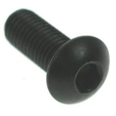 RS PRO Plain Steel Hex Socket Cap Screw, ISO 7380, M10 x 20mm