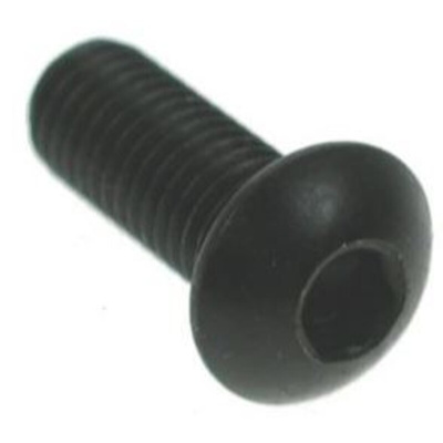 RS PRO Plain Steel Hex Socket Cap Screw, ISO 7380, M10 x 25mm