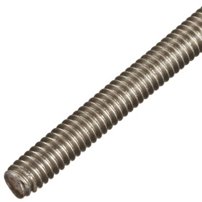 RS PRO Plain Stainless Steel Threaded Rod, M10, 1m