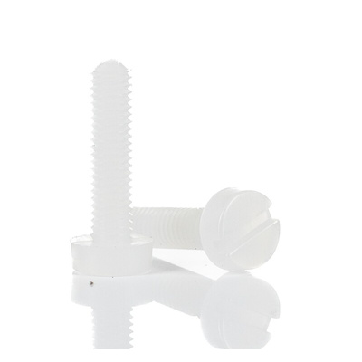 RS PRO, M3 Nylon Thumb Screw, Plain Finish, 10mm