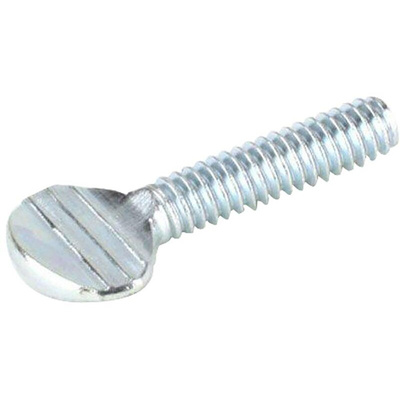 RS PRO Steel Shoulderless Thumb Screw