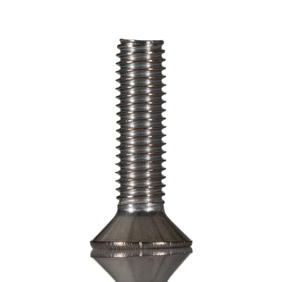 RS PRO Plain Stainless Steel Hex Socket Countersunk Screw, ISO 10642, M5 x 20mm