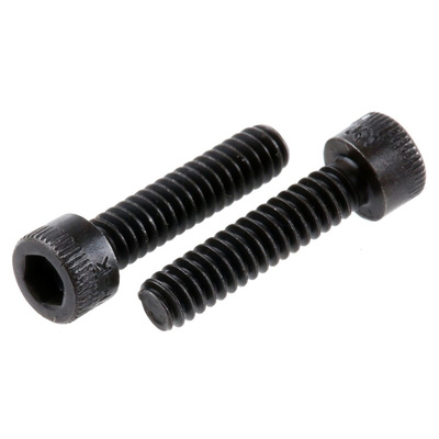 Holo-Krome Black, Self-Colour Steel Hex Socket Cap Screw, BS 2470, No. 4 x 13mm