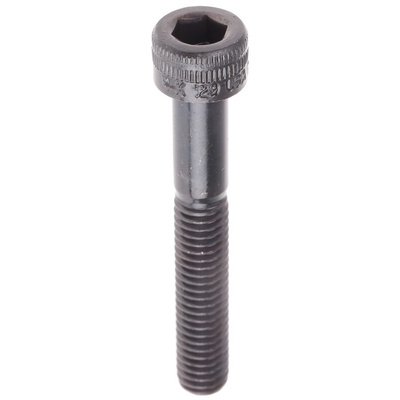 Holo-Krome Black, Self-Colour Steel Hex Socket Cap Screw, DIN 912, M6 x 40mm
