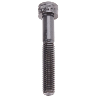 Holo-Krome Black, Self-Colour Steel Hex Socket Cap Screw, DIN 912, M6 x 40mm