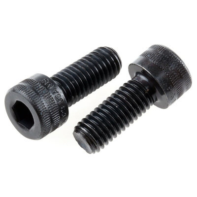 Holo-Krome Black, Self-Colour Steel Hex Socket Cap Screw, DIN 912, M8 x 20mm