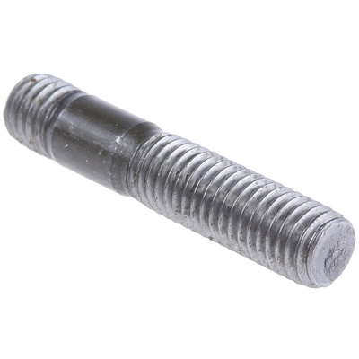 RS PRO Plain Steel Threaded Rod, M8, 40mm