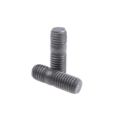 RS PRO Plain Steel Threaded Rod, M10, 30mm