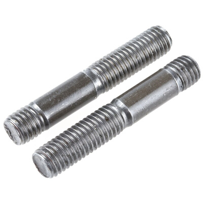 RS PRO Plain Steel Threaded Rod, M10, 50mm