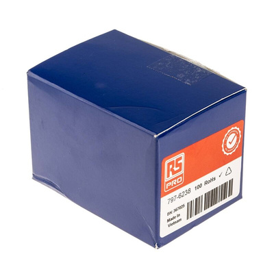 RS PRO Pozidriv Countersunk Stainless Steel Wood Screw, A2 304, 5mm Thread, 40mm Length