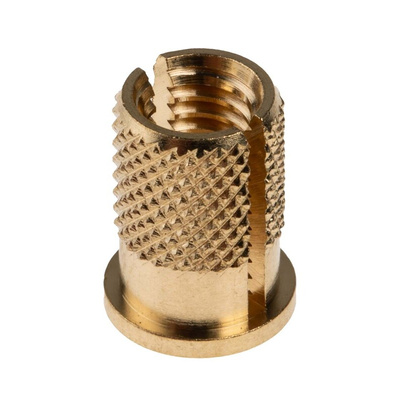 RS PRO 290 Piece Nickel Plated Brass Insert Kit, M3, M3.5, M4, M5, M6