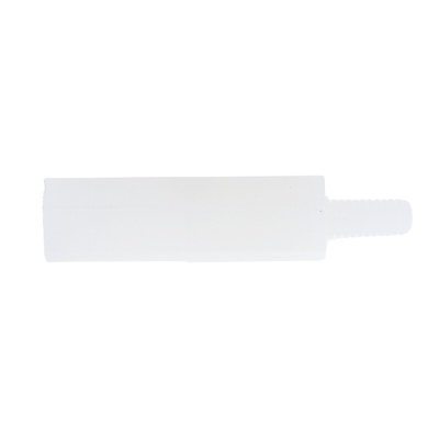 RS PRO Standoff, M3 x M3 Thread, 20mm Body, Nylon, Male/Female, 6mm Stud