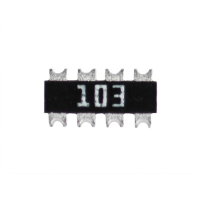 KOA CN Series 200Ω ±5% Isolated Array Resistor, 4 Resistors 0402 (1005M) package Concave SMT