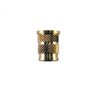 RS PRO, M5 Brass Threaded Insert, 7.9mm diameter 6.4mm Depth 9.5mm