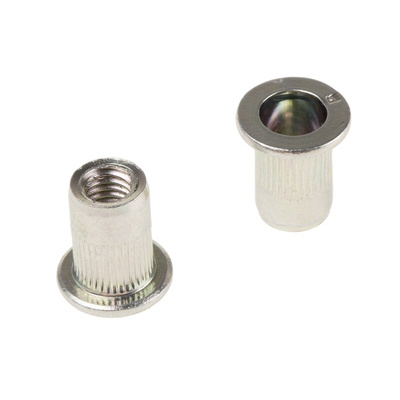 Böllhoff Plain, M6 Steel Threaded Insert, 13mm diameter 9mm Depth 14.5mm