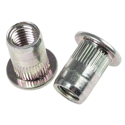 Böllhoff Plain, M8 Steel Threaded Insert, 16mm diameter 11mm Depth 18mm