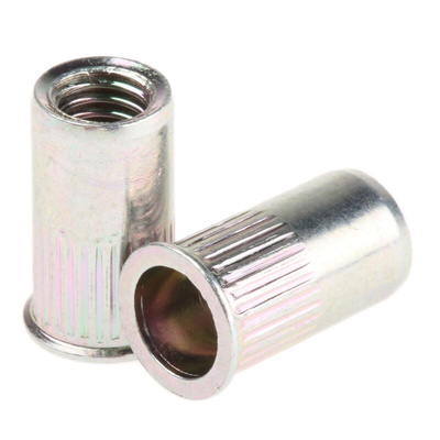 Böllhoff Plain, M5 Steel Threaded Insert, 8mm diameter 7mm Depth 13mm